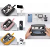 Sunnylife B018-Y Estojo organizador para DJI Osmo Pocket 3 / Insta360 X5 / Go 3S, amarelo