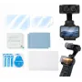 SUNNYLIFE 2x vidro protetor de ecrã 9H para LCD e objetiva para Insta360 Luna Ultra / LU-BHM248-2