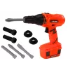 LEAN TOYS aparafusadora sem fio DIY laranja brocas parafusos