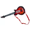 LEAN TOYS guitarra elétrica Star Strings díodos coloridos vermelho
