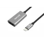 Cabo adaptador Accura USB-C para HDMI 4K 60Hz macho/fêmea 0,23 m