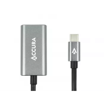 Cabo adaptador Accura USB-C para HDMI 4K 60Hz macho/fêmea 0,23 m