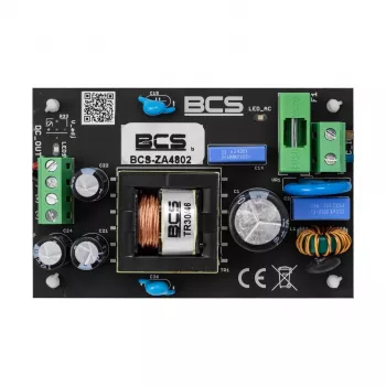 BCS BCS-ZA4802 transceptor balun de vídeo passivo de 4 canais para AHD/TVI/CVI/CVBS sobre UTP, preto