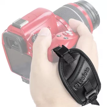 Pulseira universal para câmaras Leofoto WS-01 - ajustável, Hypalon e nylon, preto