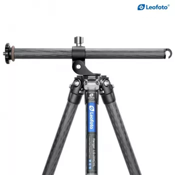 Tripé em fibra de carbono Leofoto Ranger Explorer LS-284CVL com base niveladora
