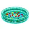 Piscina de jardim insuflável Bestway 51141 com 50 bolas, transparente com pontos, 91 cm