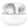 Auscultadores true wireless realme Buds T110 com bateria de 38h, AI ENC, IPX5, Bluetooth 5.4, drivers de graves de 10mm, carregamento rápido USB-C, modo de baixa latência, Smart Touch, branco