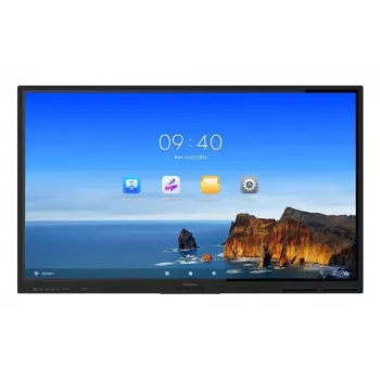 Quadro interativo 4K UHD Hikvision Value Series DS-D5B75RB/EL 75 polegadas ecrã tátil preto