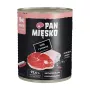 Comida húmida para cachorros PAN MIĘSKO peru com carne de vaca, 800g – Alimento completo e equilibrado, sem cereais, em lata para cachorros de todas as raças