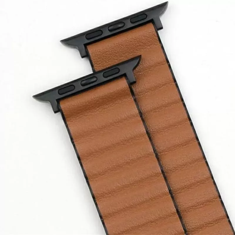 Beline Magnetic Pro pulseira para Apple Watch 38/40/41mm preto/castanho