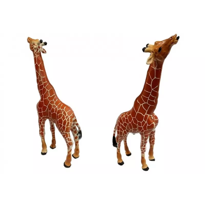 LEAN TOYS figuras de girafa brinquedo educativo família 3 peças + cenário de África