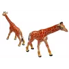 LEAN TOYS figuras de girafa brinquedo educativo família 3 peças + cenário de África
