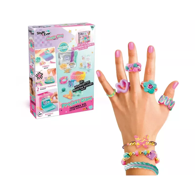 EPEE Projeto Glam estúdio de joias conjunto de expansão – mais de 100 contas, pingentes e acessórios para pulseiras e colares personalizados, a partir dos 6 anos