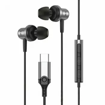 Auscultadores in-ear Beline USB-C SK193 preto