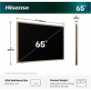 Hisense 65S7DS televisor Smart TV 65 polegadas 4K UHD DLED com VIDAA U7, Dolby Vision, DTS Virtual:X, 3 HDMI, 2 USB, Wi-Fi, Bluetooth, controlo por voz, preto