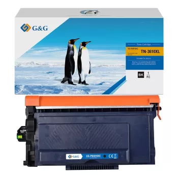 G&G XXL Cartucho de toner compatível com Brother TN-3610XL