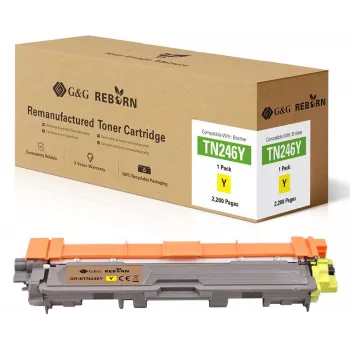 G&G Reborn toner compatível com Brother TN-246Y
