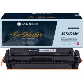 G&G Select toner XL compatível com HP 201X / Canon 045H