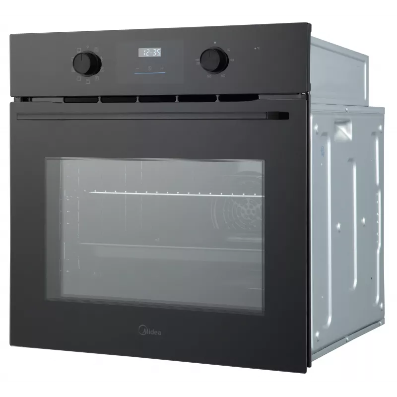 Forno elétrico de encastrar Midea MBO65M80D2-BK, 70 l, 3 kW, A, Preto