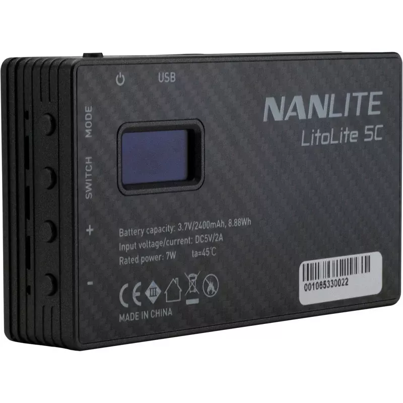 Nanlite Litolite 5C RGBWW luz LED de bolso (15-2018)