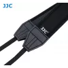 Correia de pescoço em neoprene JJC para câmara, ajustável, Preto