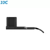 Apoio de polegar JJC para câmara Fujifilm X-M5 – Reforço de punho em liga de alumínio com montagem em sapata de flash, Preto