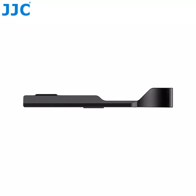 Apoio de polegar JJC para câmara Fujifilm X-M5 – Reforço de punho em liga de alumínio com montagem em sapata de flash, Preto