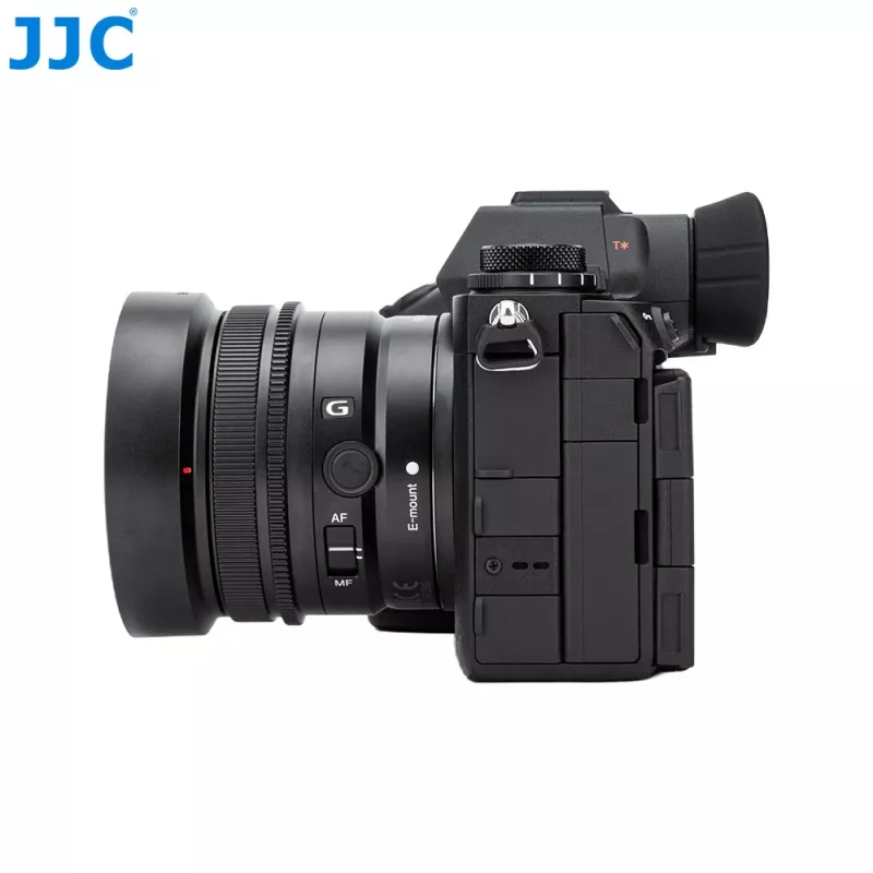 Olho mágico de substituição JJC ES-EP21 para câmaras Sony Alpha – silicone macio, Preto