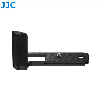 JJC HG-GFX100RF punho metálico preto para Fujifilm GFX100RF / GFX100S / GFX100 II com placa Arca-Swiss