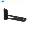 JJC HG-GFX100RF punho metálico preto para Fujifilm GFX100RF / GFX100S / GFX100 II com placa Arca-Swiss