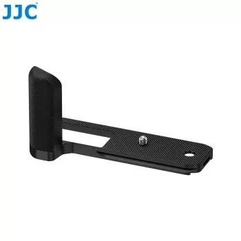 JJC HG-GFX100RF punho metálico preto para Fujifilm GFX100RF / GFX100S / GFX100 II com placa Arca-Swiss