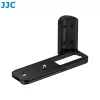 JJC HG-GFX100RF punho metálico preto para Fujifilm GFX100RF / GFX100S / GFX100 II com placa Arca-Swiss