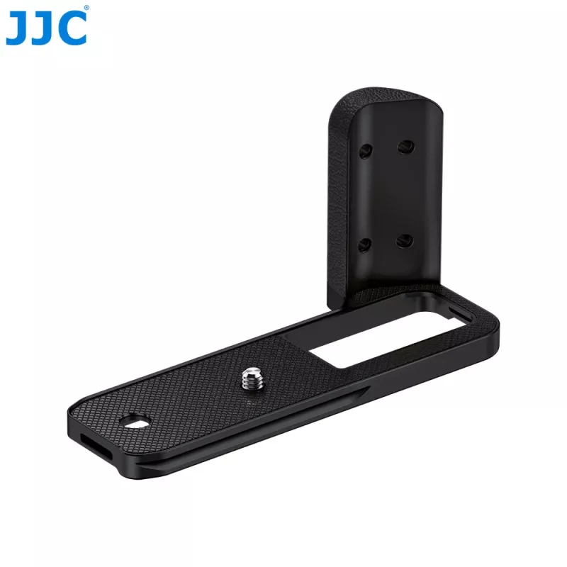 JJC HG-GFX100RF punho metálico preto para Fujifilm GFX100RF / GFX100S / GFX100 II com placa Arca-Swiss