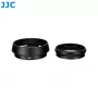 JJC LH-JXHALF Para-sol com anel adaptador de filtro de 37 mm para Fujifilm X Half, Preto