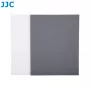 JJC Série GC conjunto de cartões de calibração fotográfica 2 em 1 – cartão cinzento 18% e cartão de balanço de brancos, 20 x 25 cm, plástico resistente, com alça de transporte
