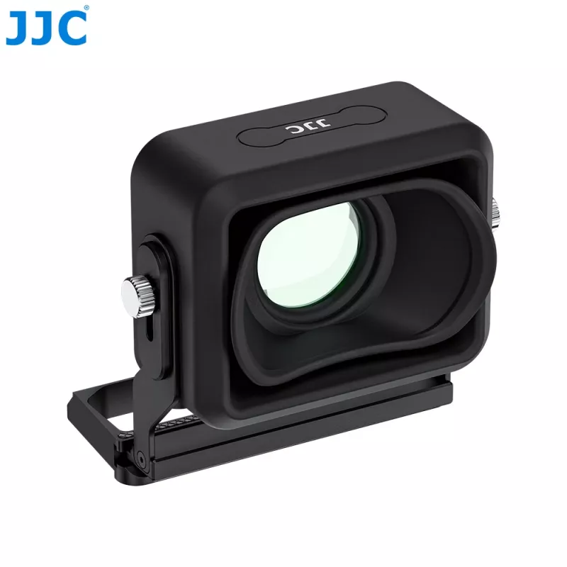 JJC LVF-BF lupa de visor LCD 3x para Sigma fp / fp L com placa de libertação rápida Arca-Swiss e compatibilidade com Peak Design Capture Clip V3 (preto)