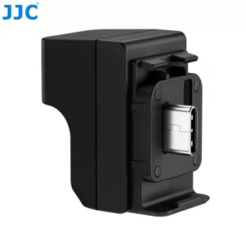 JJC adaptador de áudio para Insta360 Ace Pro 2 para microfone de 3,5 mm + carregador / AD-ACEP2