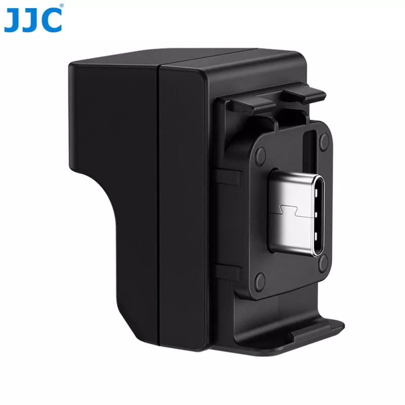 JJC adaptador de áudio para Insta360 Ace Pro 2 para microfone de 3,5 mm + carregador / AD-ACEP2