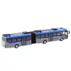LEAN TOYS autocarro articulado de polícia RC com controlo remoto e luzes, cinzento 1:32