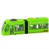LEAN TOYS elétrico da cidade metro com portas, luz e som, verde 1:16