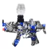 LEAN TOYS lançador de bolas de gel elétrico graffiti branco azul