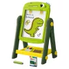 LEAN TOYS quadro branco magnético de dupla face dinossauro verde com acessórios