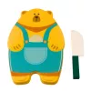 LEAN TOYS conjunto de corte de frutas com tábua e faca, acessório educativo para crianças