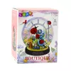 LEAN TOYS blocos de construção composição floral com joaninhas numa cúpula 596 peças