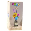 LEAN TOYS blocos de construção ramo de flores coloridas num vaso - 387 peças, conjunto de construção criativo para crianças a partir dos 6 anos