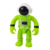 LEAN TOYS nave espacial OVNI com figura de astronauta, luzes e sons, verde