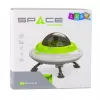 LEAN TOYS nave espacial OVNI com figura de astronauta, luzes e sons, verde
