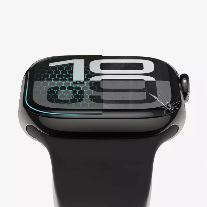 Tech-Protect Glass Flex+ protetor de ecrã para Apple Watch 10/11 (46 mm) pack de 2 preto