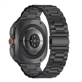 TECH-PROTECT pulseira de aço inoxidável para Samsung Galaxy Watch Ultra 1/2 47 mm preto