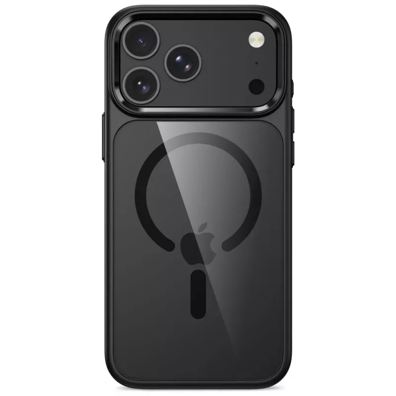 Tech-Protect Magmat capa MagSafe para iPhone 17 Pro / 18 Pro preto/transparente